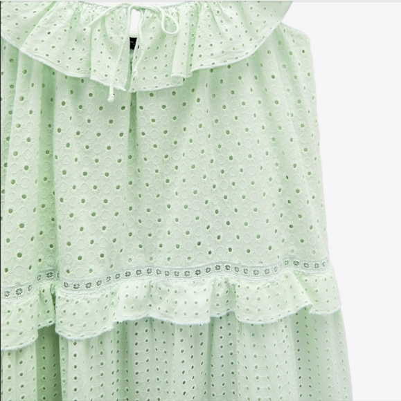 Zara Eyelet Dress - Picture 6 of 8